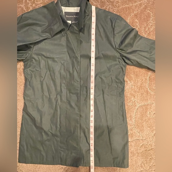 Banana Republic gray collared coat/jacket, Womens size XS - Picture 9 of 9